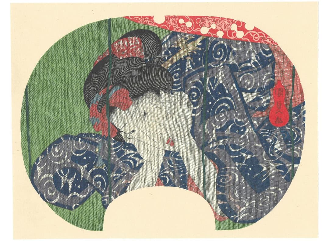 Utagawa Kunisada, 歌川国貞, Thunder, 雷, Bijin-ga